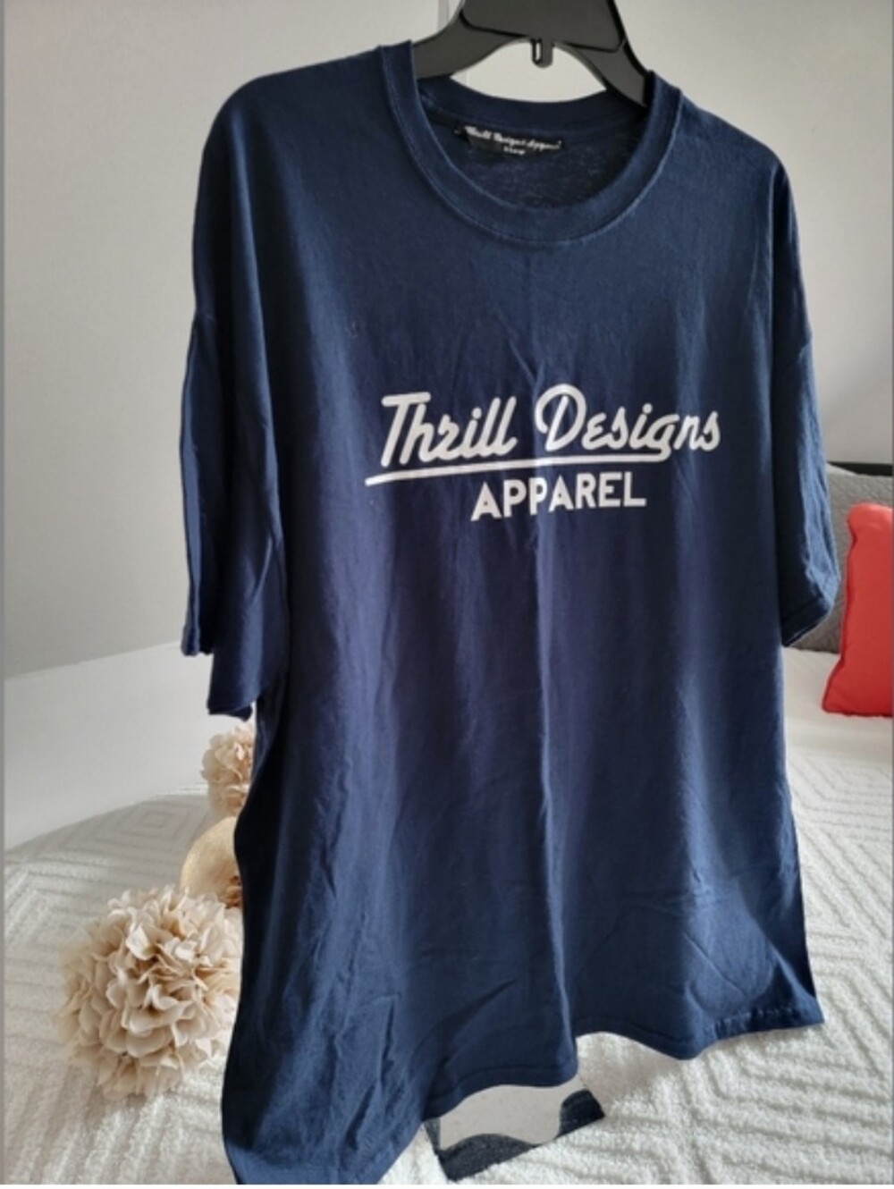 Gildan Navy Blue Thrill Designs Apparel Short Sleeve Tee